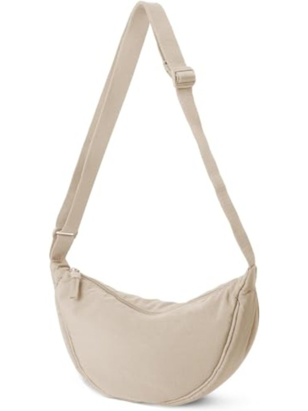 Unisex Nylon Crescent Crossbody Bag Hobo Sling Small Shoulder Purse Adjustable